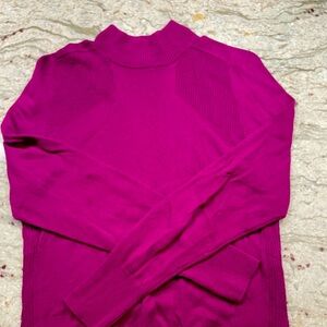 Westbound Dark Pink/Maroon Turtleneck Sweater